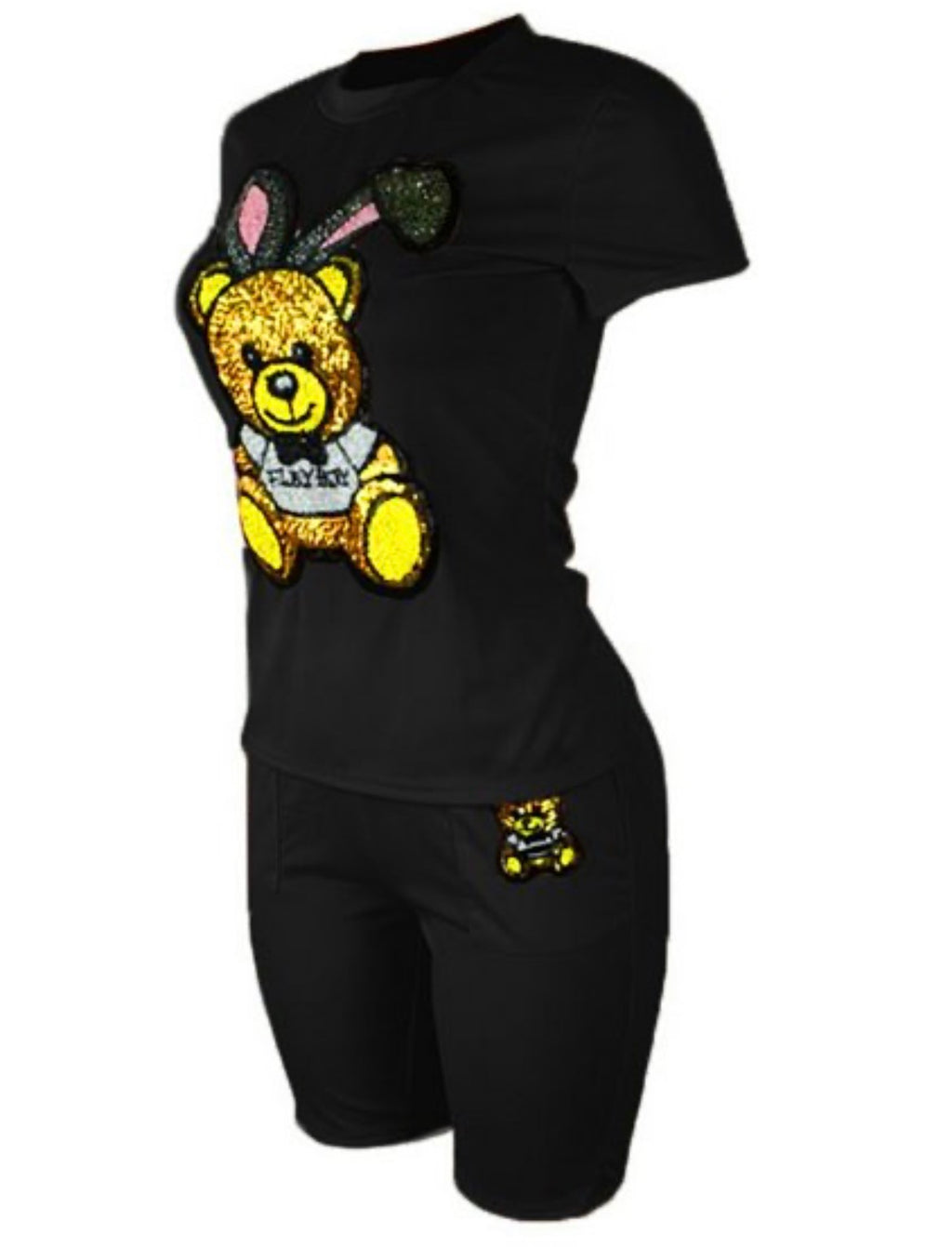 Two piece cartoon print