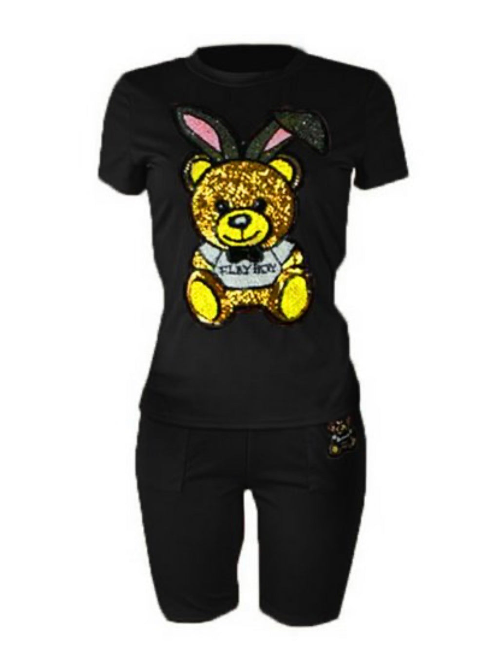 Two piece cartoon print